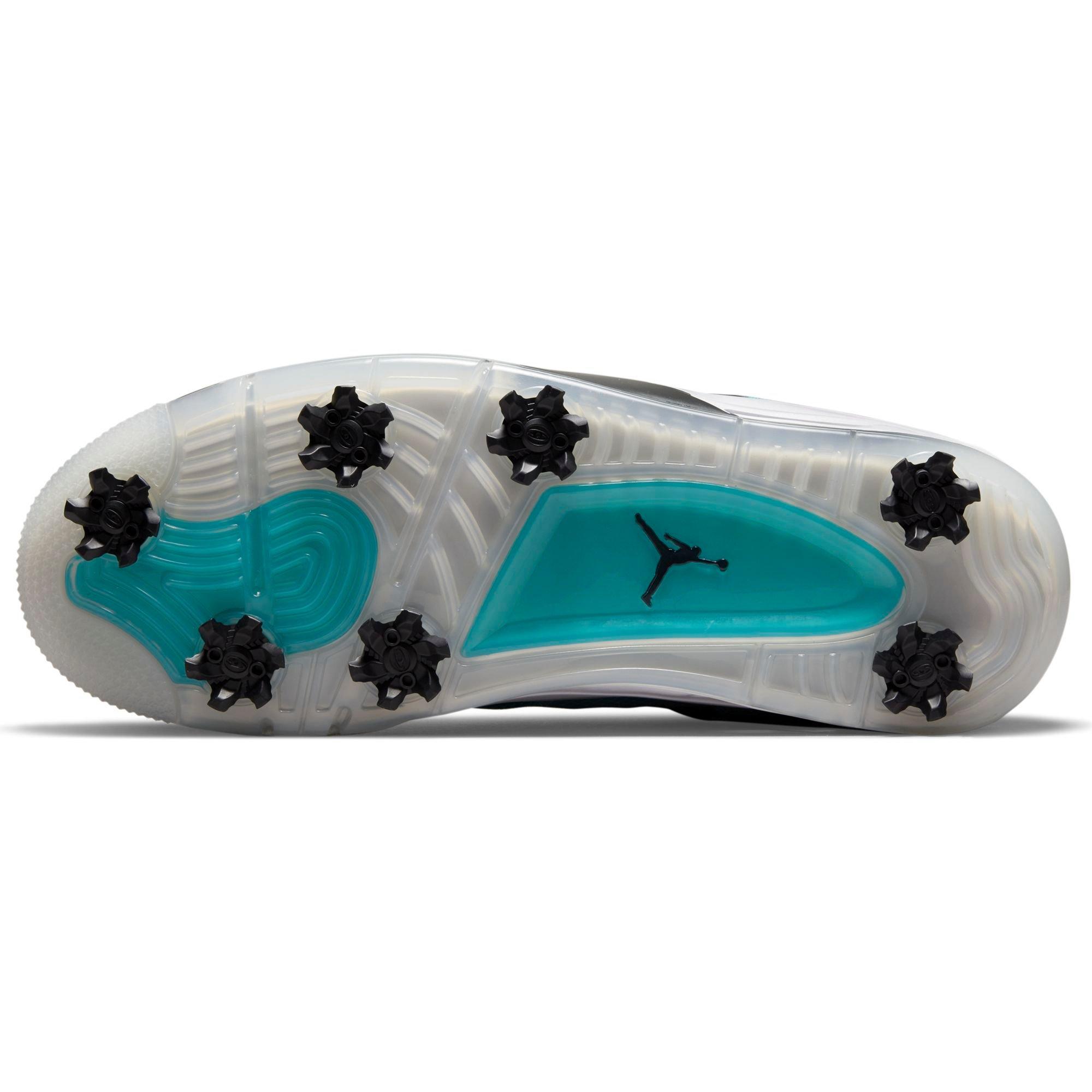 Nike Air Jordan 4 G NRG Spiked Golf Shoe -Teal/Purple | NIKE